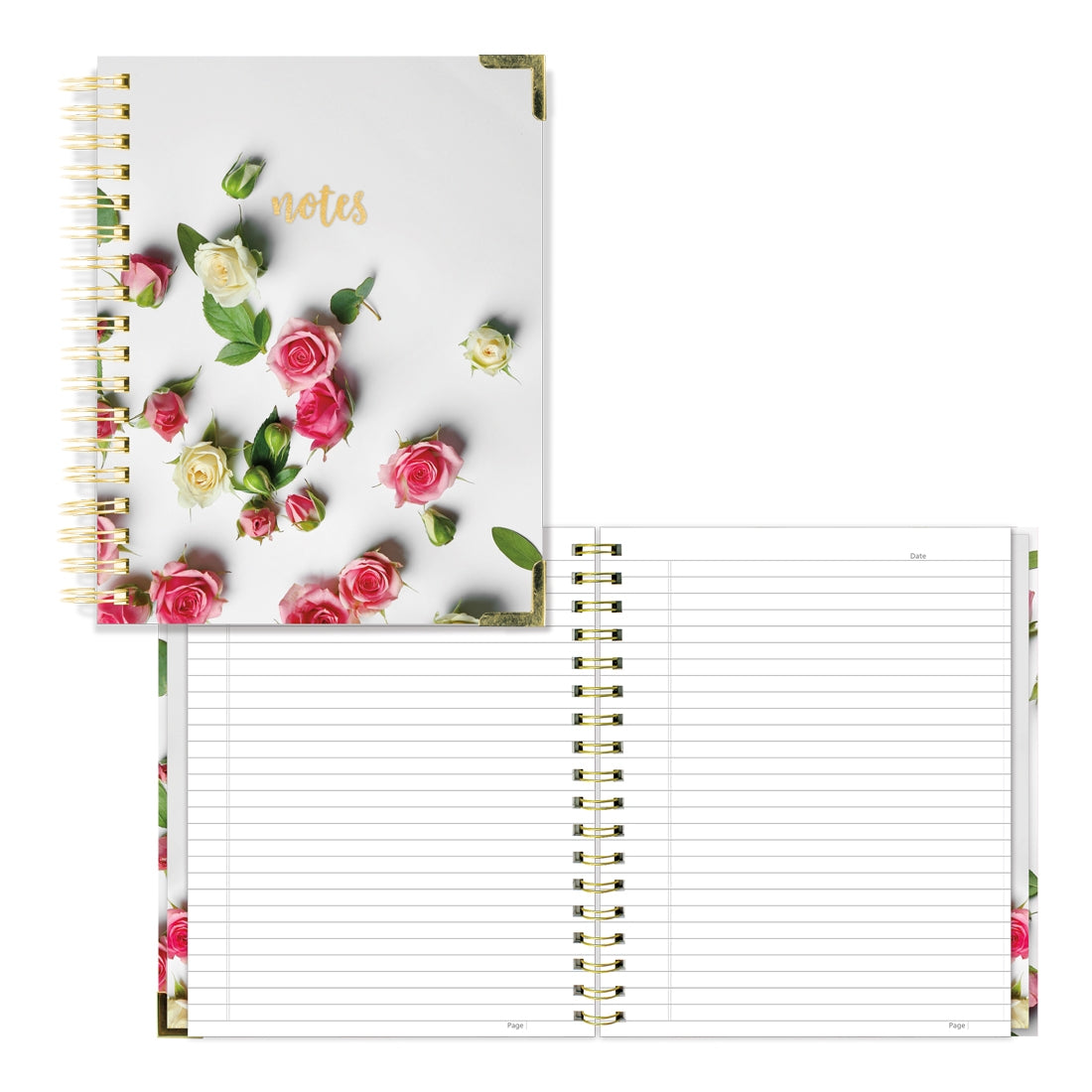Romantic Notebook#color_roses
