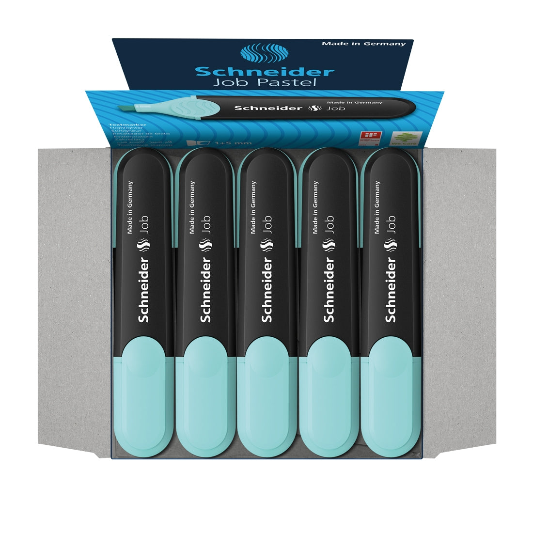 Job Pastel Highlighter, Box of 10un.#ink-color_turquoise
